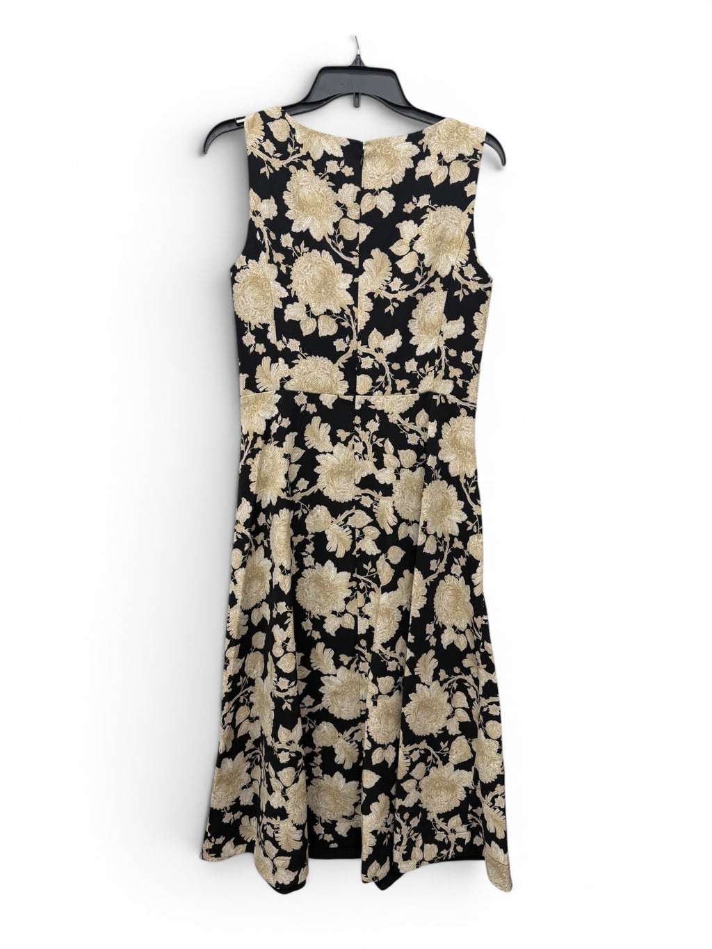 ✨ Tommy Hilfiger Elegant Black & Gold Floral Dress ✨ Size 4