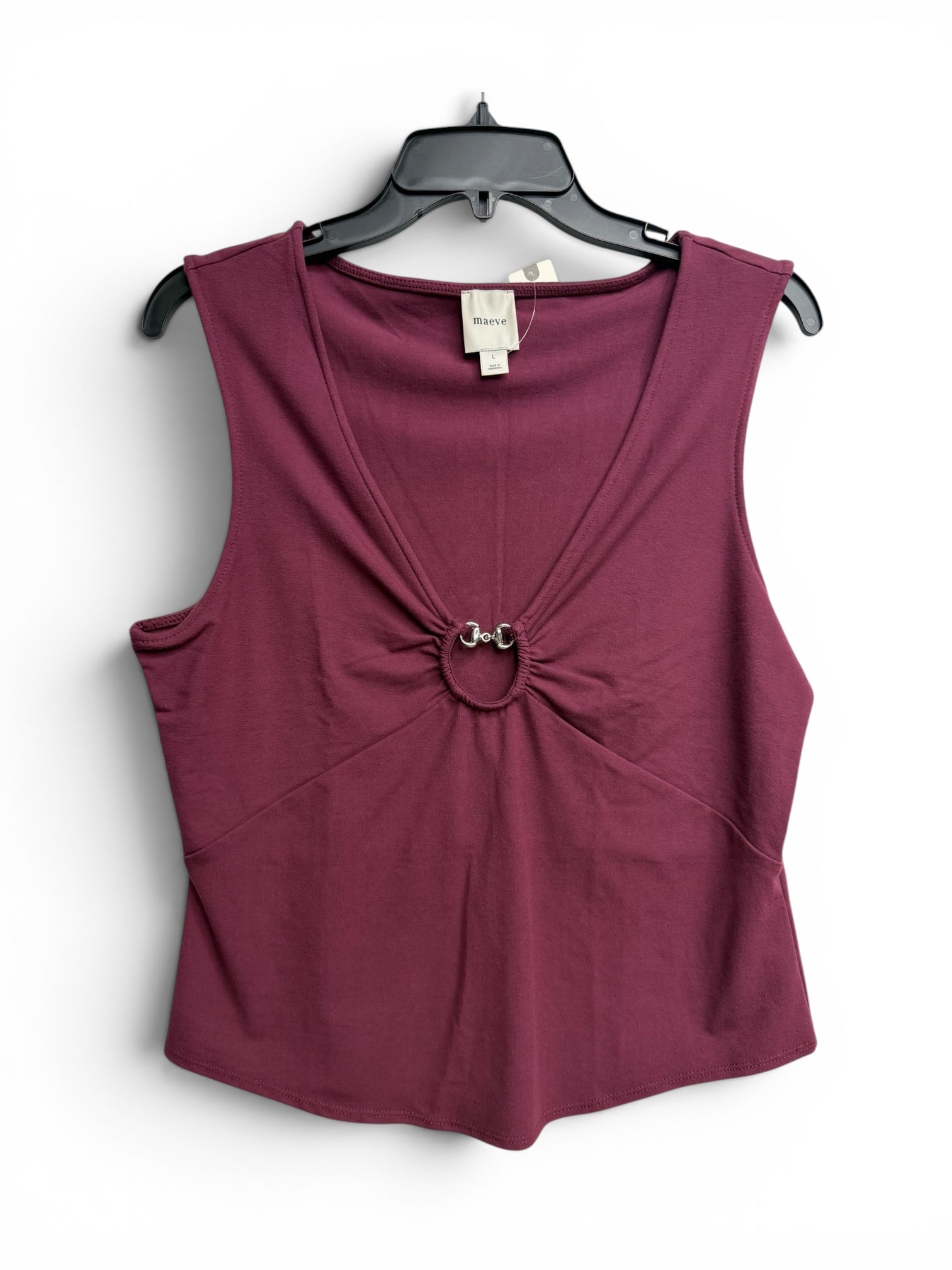 ✨ Maeve by Anthropologie Burgundy Sleeveless✨ Size Large