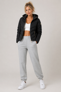 🖤 Michael Kors Packable Hooded Puffer Jacket – Black | Water Resistant🖤 Size Small