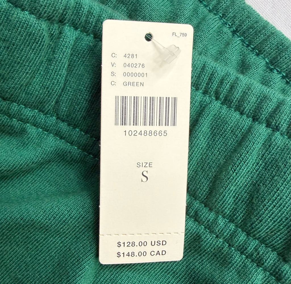 ✨ 💚 Rare Anthropologie Sunday Green Graphic Jogger Sweatpants - Casual Lounge Athleisure 💚 ✨ Size Small